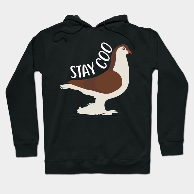 Lahore Pigeon: Stay Coo Hoodie by Psitta